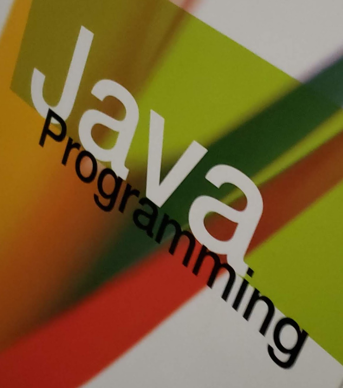 JAVA Programming book